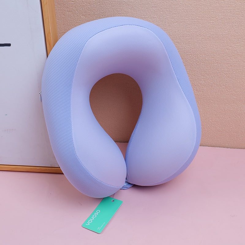 ALMOHADA EN U - AZUL