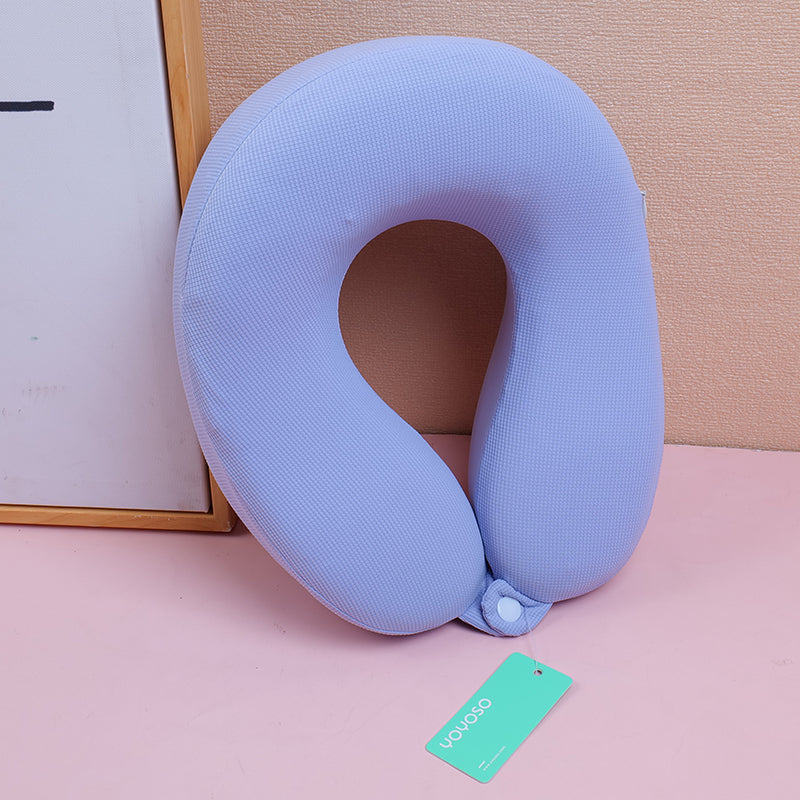 ALMOHADA EN U - AZUL