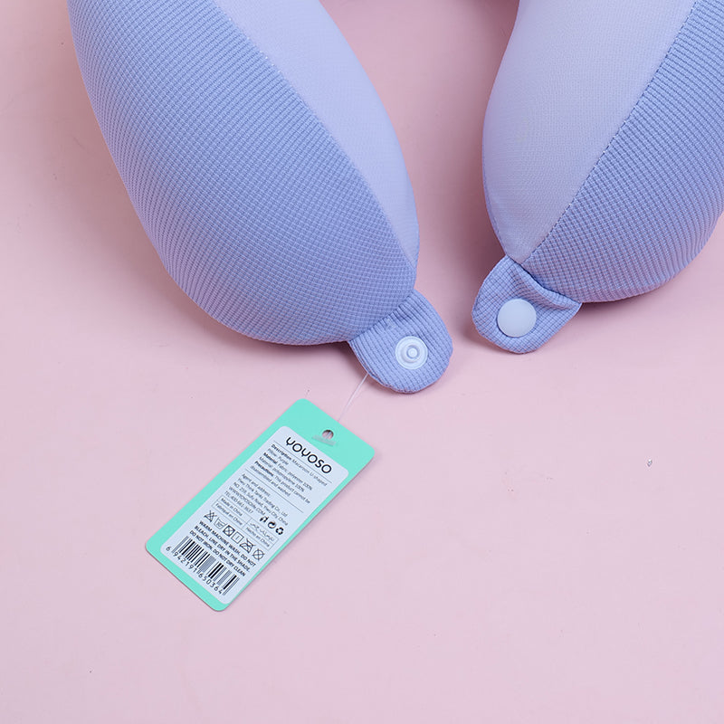 ALMOHADA EN U - AZUL