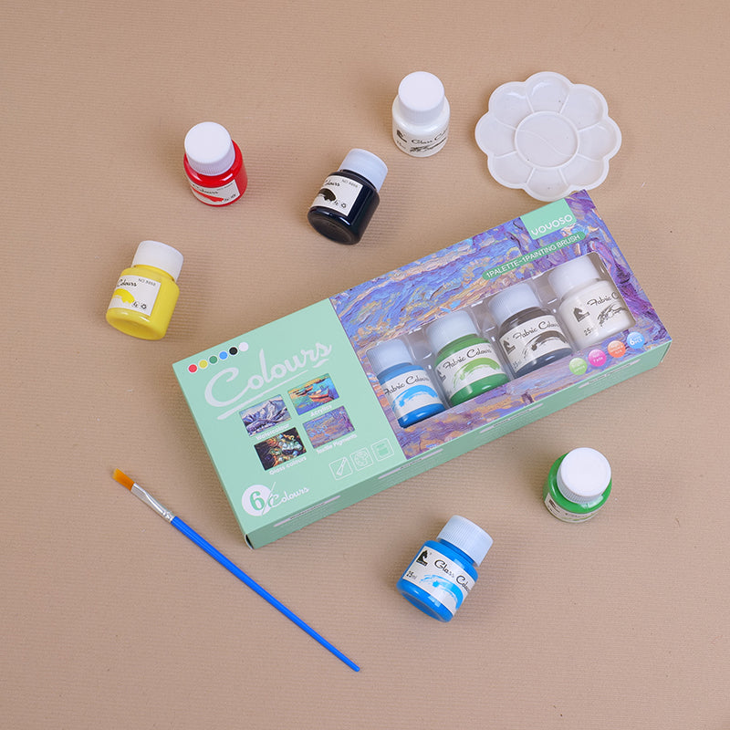 SET DE 6 PINTURAS - ACUARELA