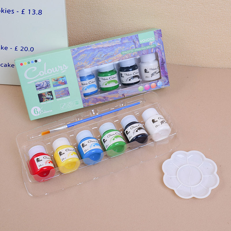 SET DE 6 PINTURAS - ACRILICAS