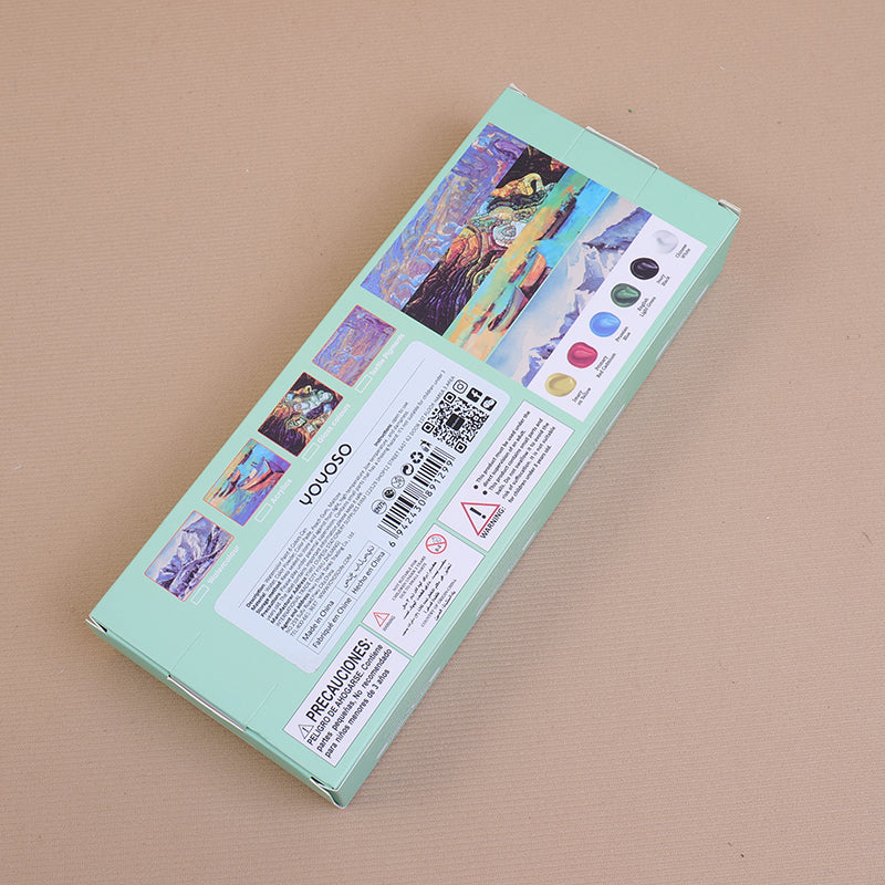 SET DE 6 PINTURAS - ACUARELA