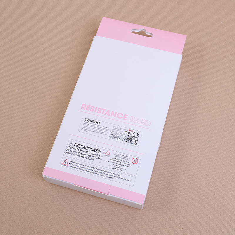 BANDA ELASTICA DE 3 AGUJEROS- ROSADA