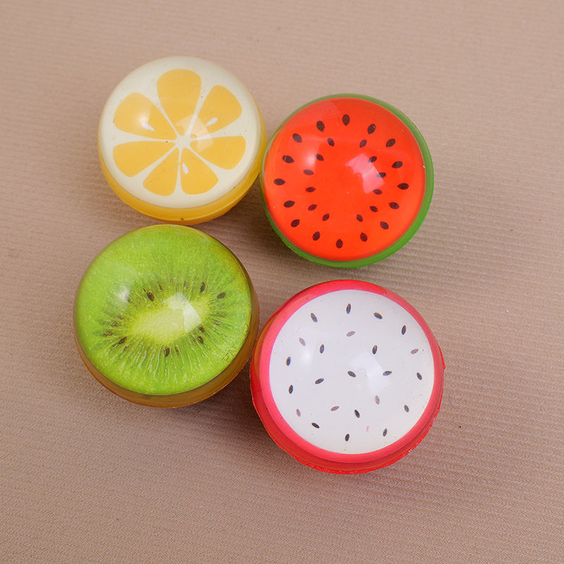 PELOTAS MINI ELASTICAS - FRUTAS - 4UND