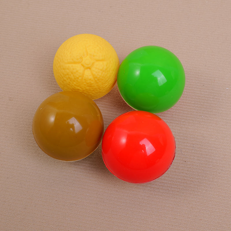 PELOTAS MINI ELASTICAS - FRUTAS - 4UND