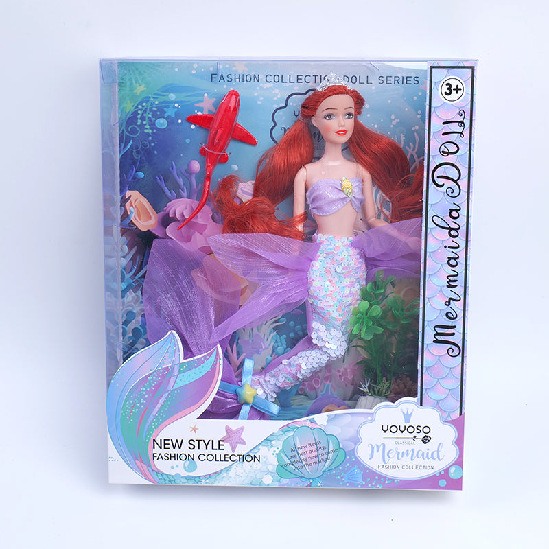 MUÑECA - SIRENA AZUL -29CM