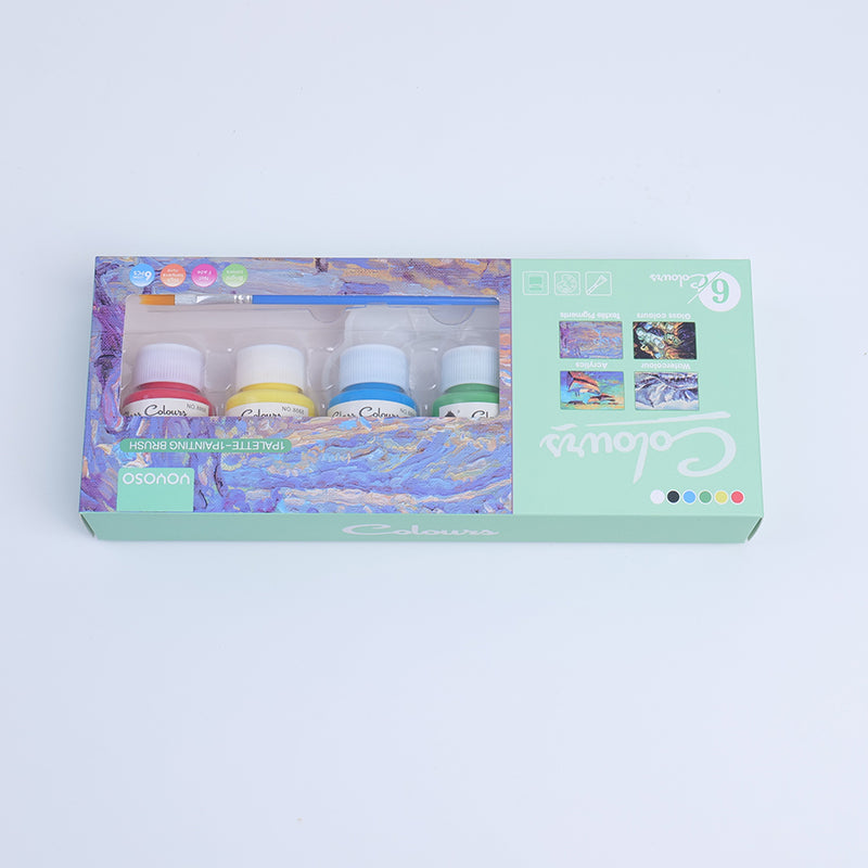 SET DE 6 PINTURAS - ACUARELA