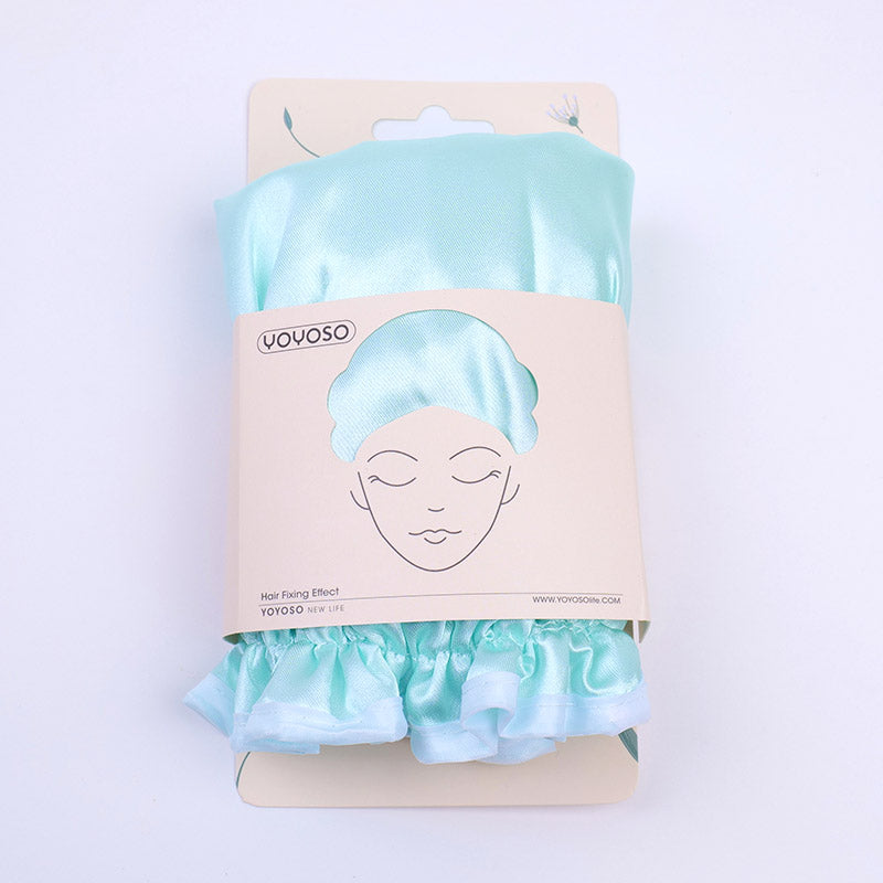 GORRO DE BAÑO DOBLE Y GRUESO - AZUL