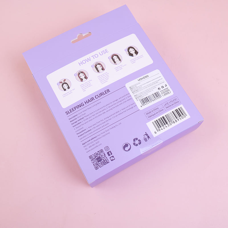 VARITA RIZADORA PARA DORMIR - MORADA