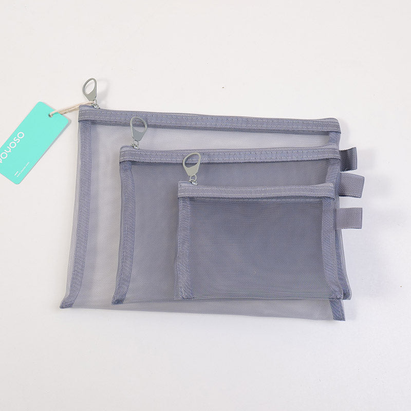 SET DE BOLSAS ORGANIZADORAS DE MALLA