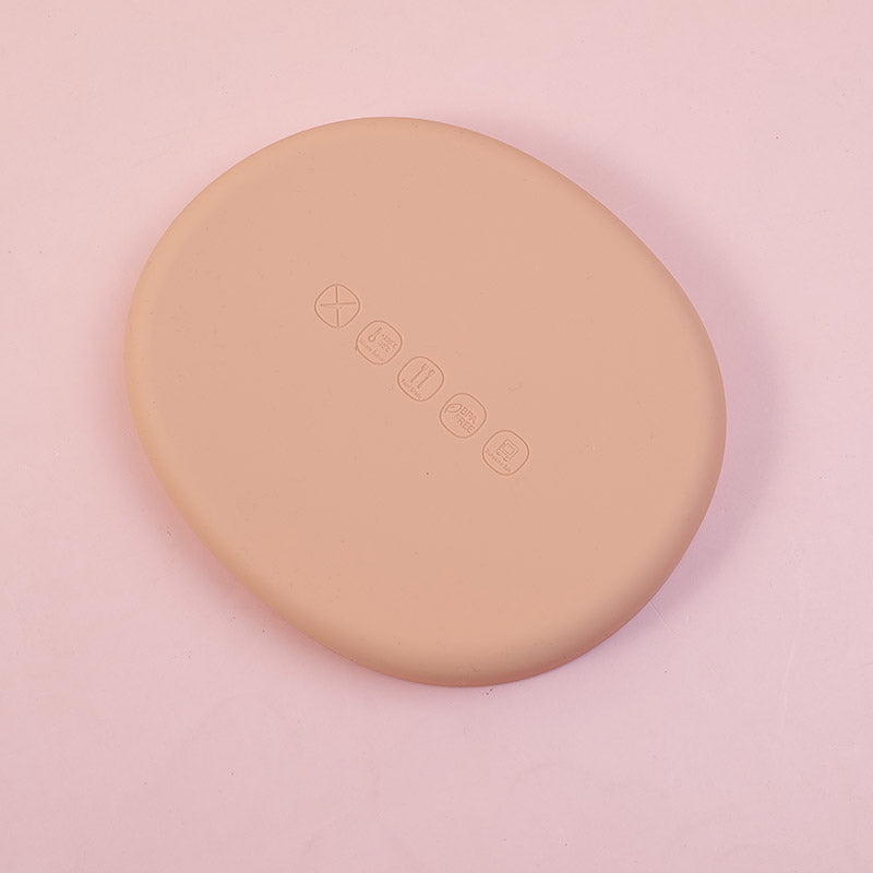 PLATO OVALADO JAPONES DE SILICONA - ROSADO