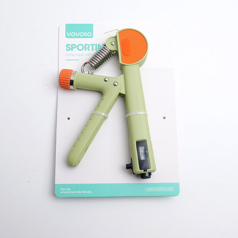 EMPUÑADURA DE RESISTENCIA  CON PANTALLA DE CONTEO - VERDE