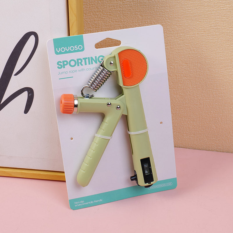 EMPUÑADURA DE RESISTENCIA  CON PANTALLA DE CONTEO - VERDE