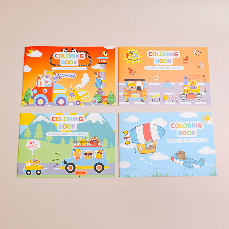 CUADERNO DE DIBUJO A5 - ANIMALES - 14 HOJAS