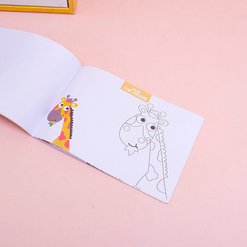 CUADERNO DE DIBUJO A5 - ANIMALES - 16 HOJAS