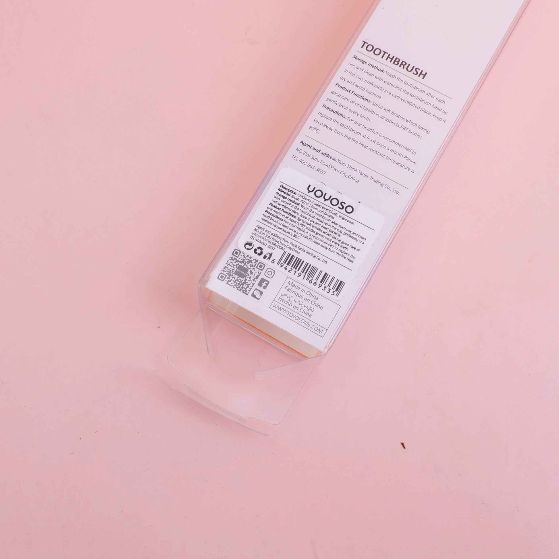 CEPILLO DE DIENTES DE 3 LADOS PARA NIÑOS