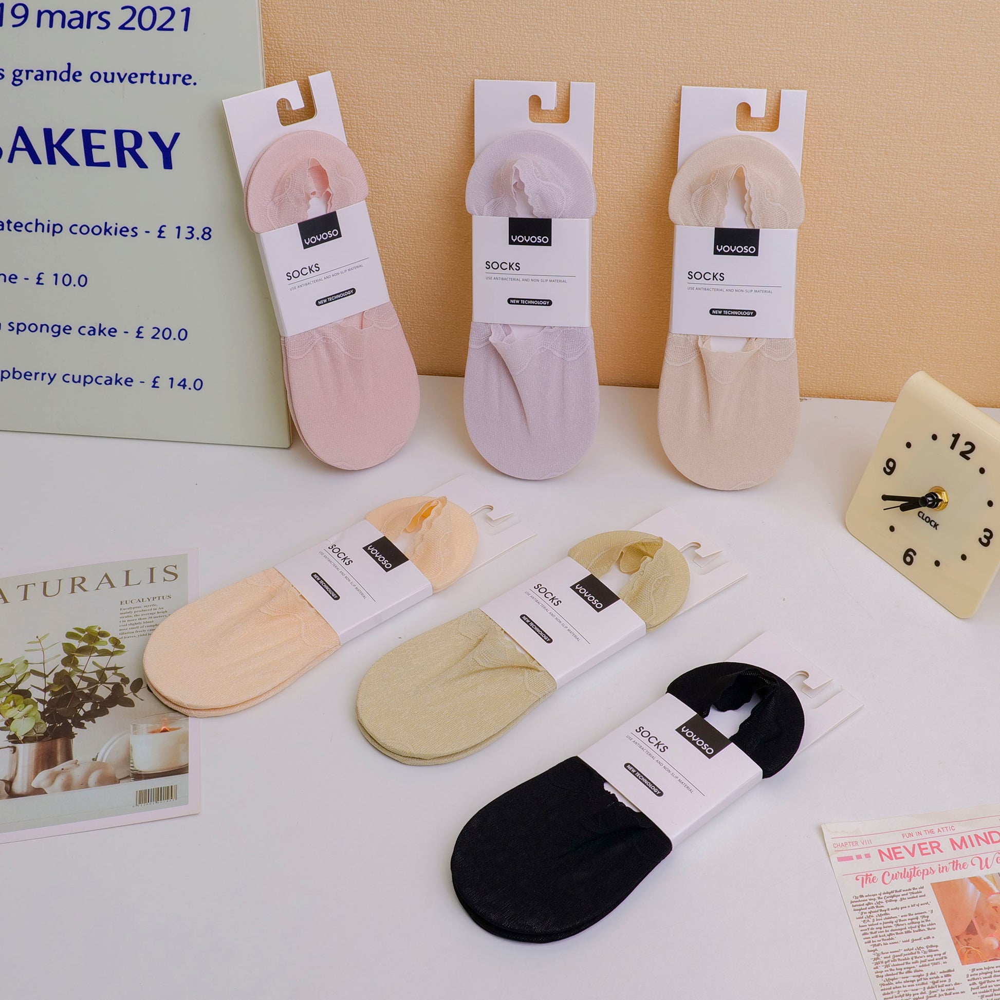 MEDIAS INVISIBLES CON ESTAMPADO - 2UND