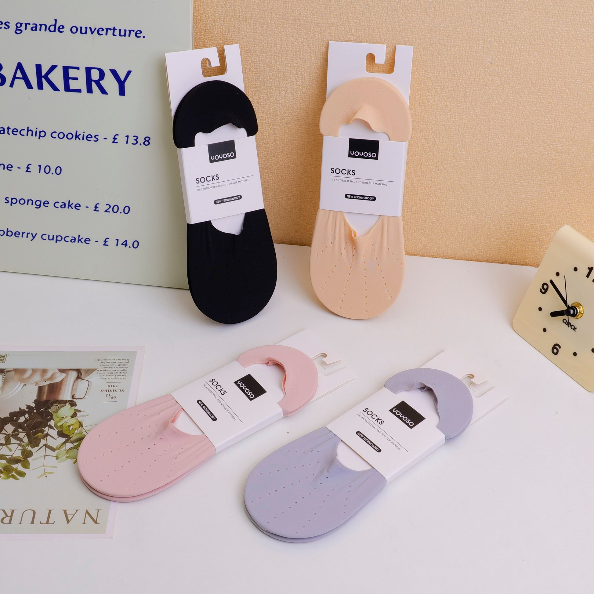 MEDIAS INVISIBLES PARA MUJER - 2 UND