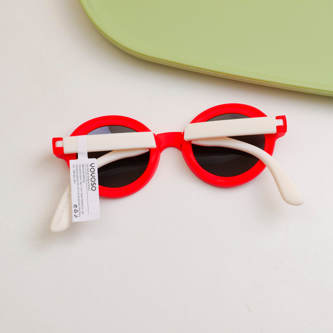 GAFAS REDONDAS PARA NIÑOS - ROJAS