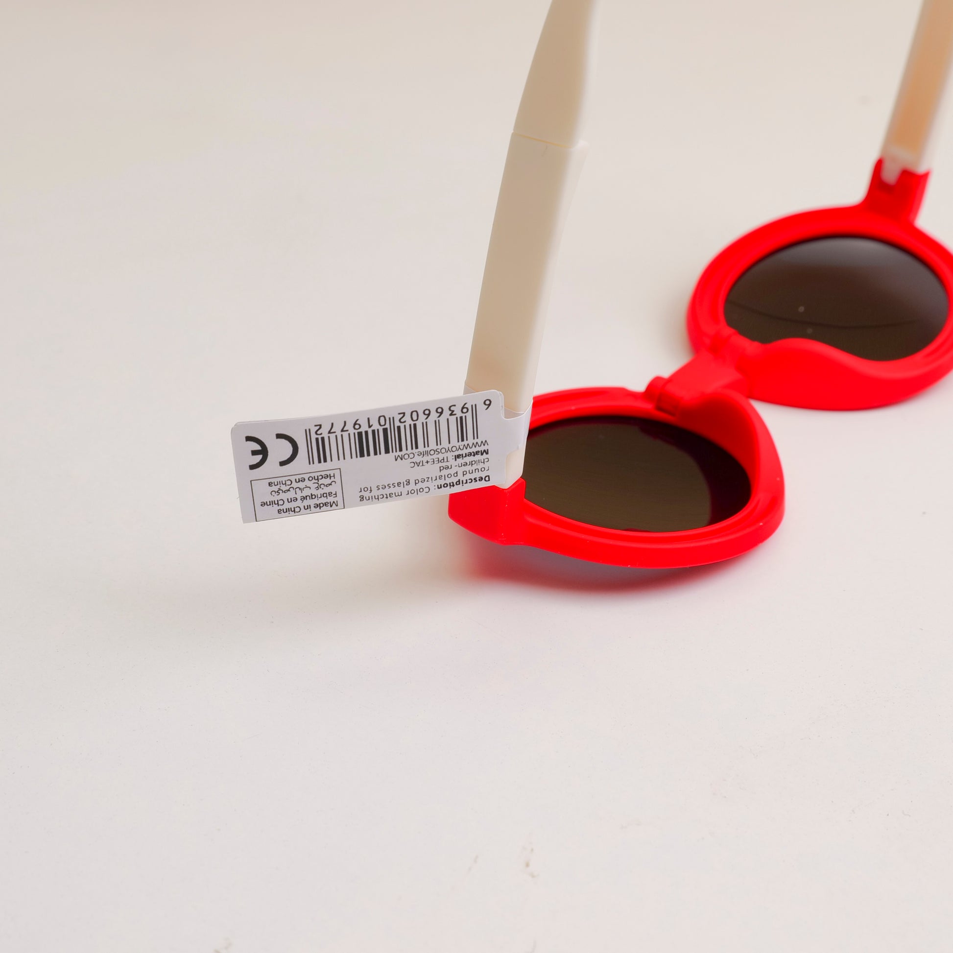 GAFAS REDONDAS PARA NIÑOS - ROJAS