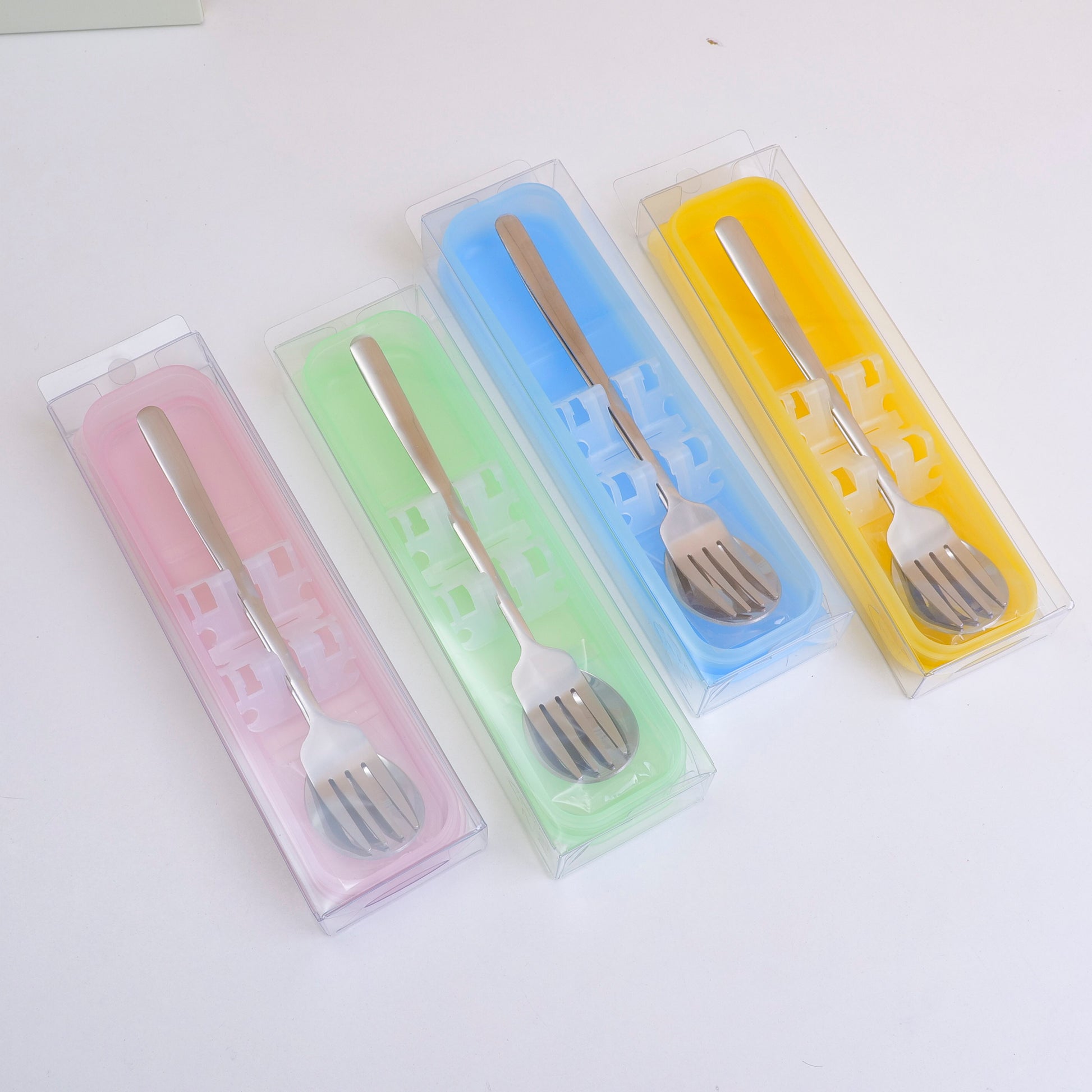 SET DE CUBIERTOS PORTABLE - TENEDOR Y CUCHARA