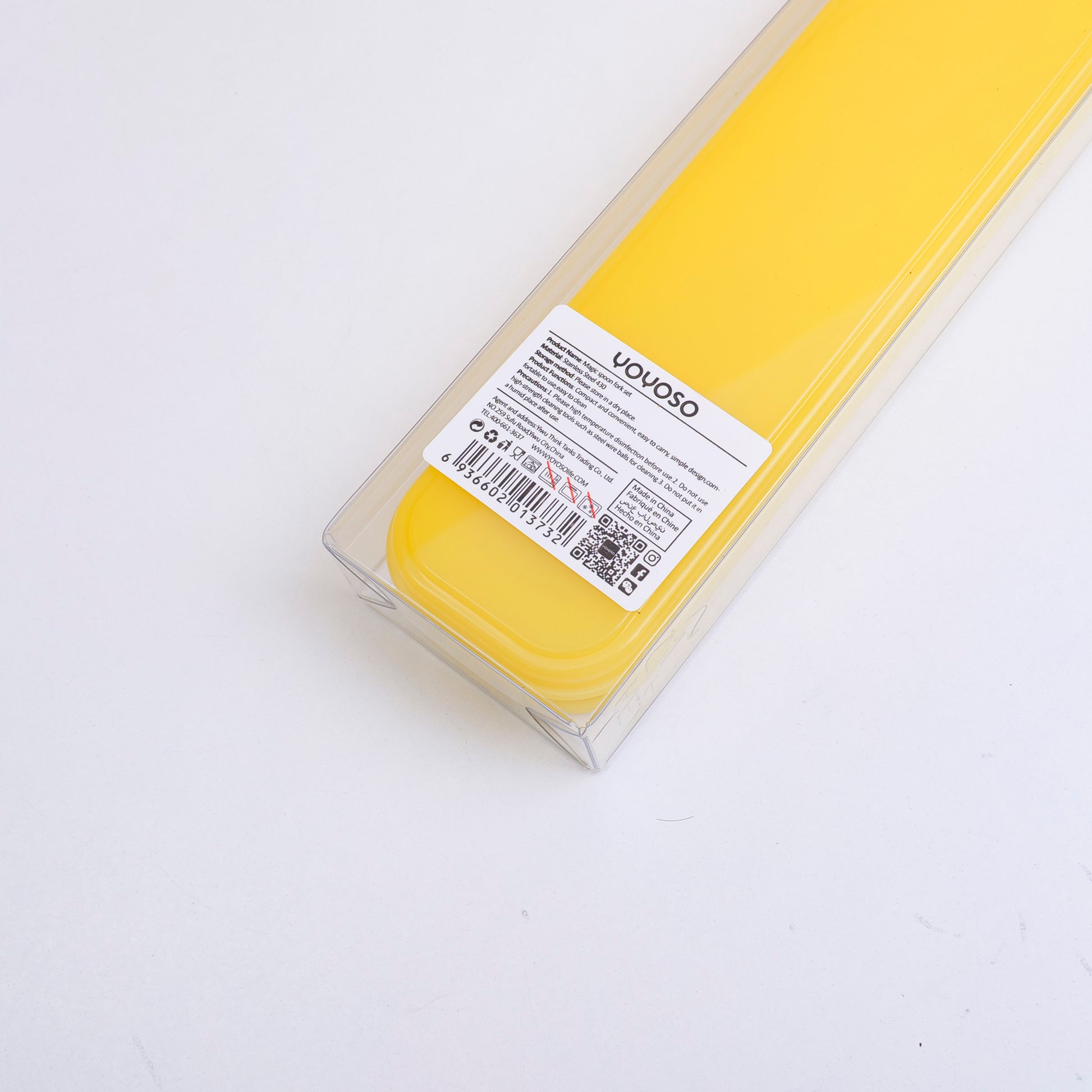 SET DE CUBIERTOS PORTABLE - TENEDOR Y CUCHARA