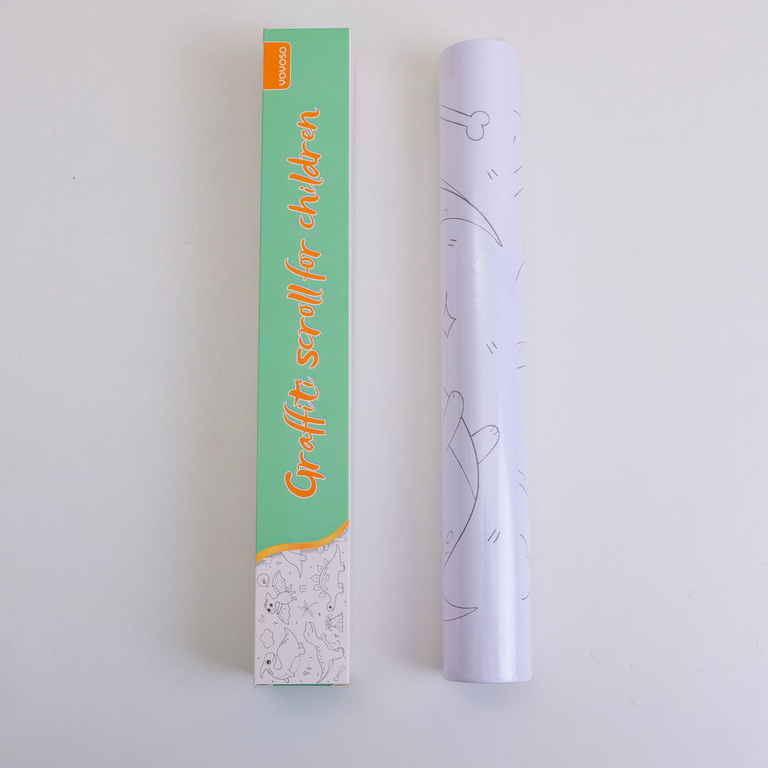 ROLLO DE PAPEL PARA DIBUJAR - DINOSAURIO 300X30CM