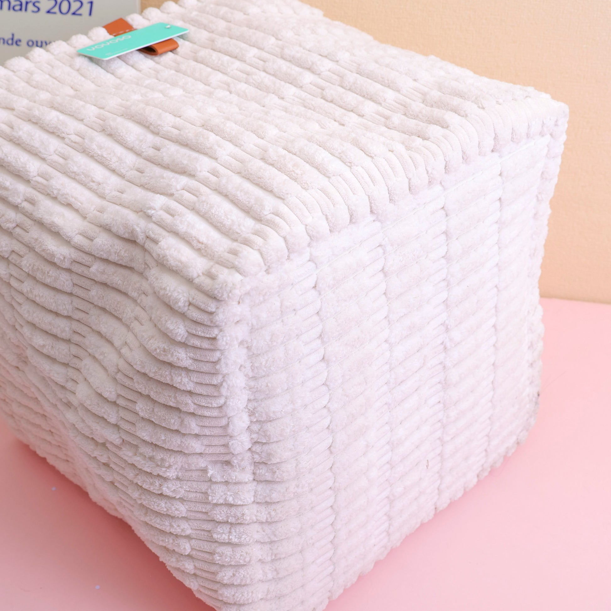 CANASTA ORGANIZADORA CUADRADA- BEIGE