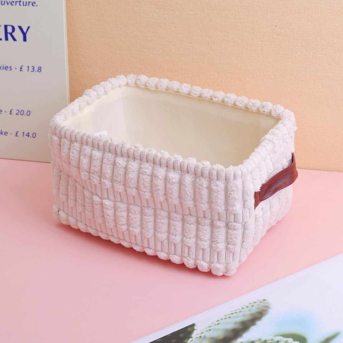 CANASTA ORGANIZADORA BEIGE - GRANDE