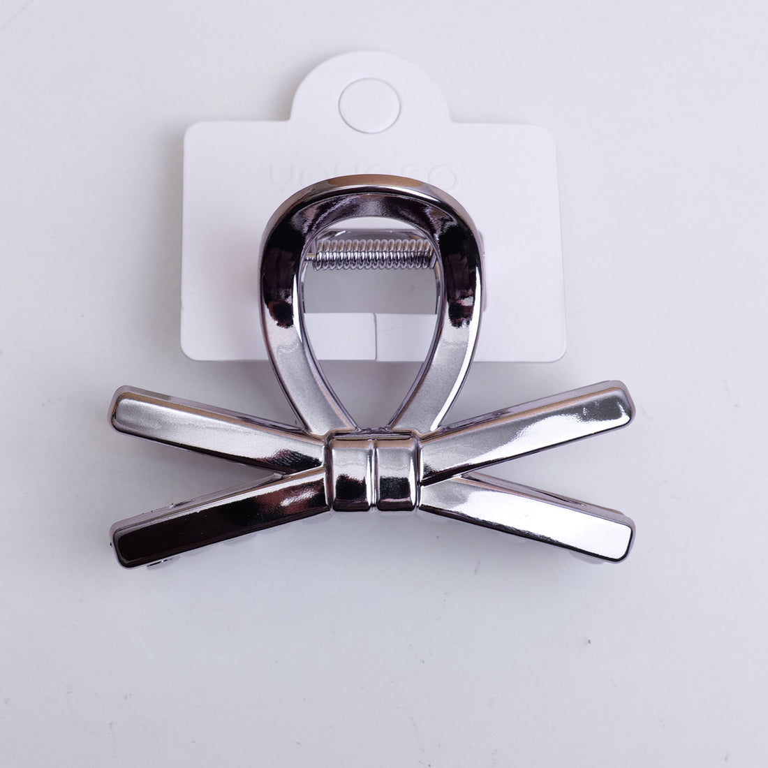 GANCHO PLATEADO CRUZADO - 8CM