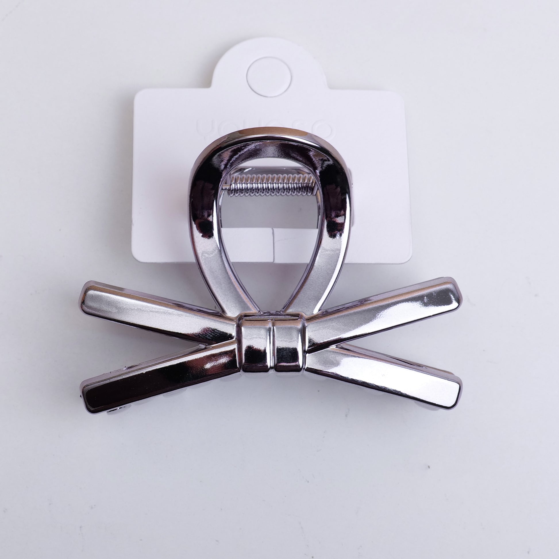 GANCHO PLATEADO CRUZADO - 8CM