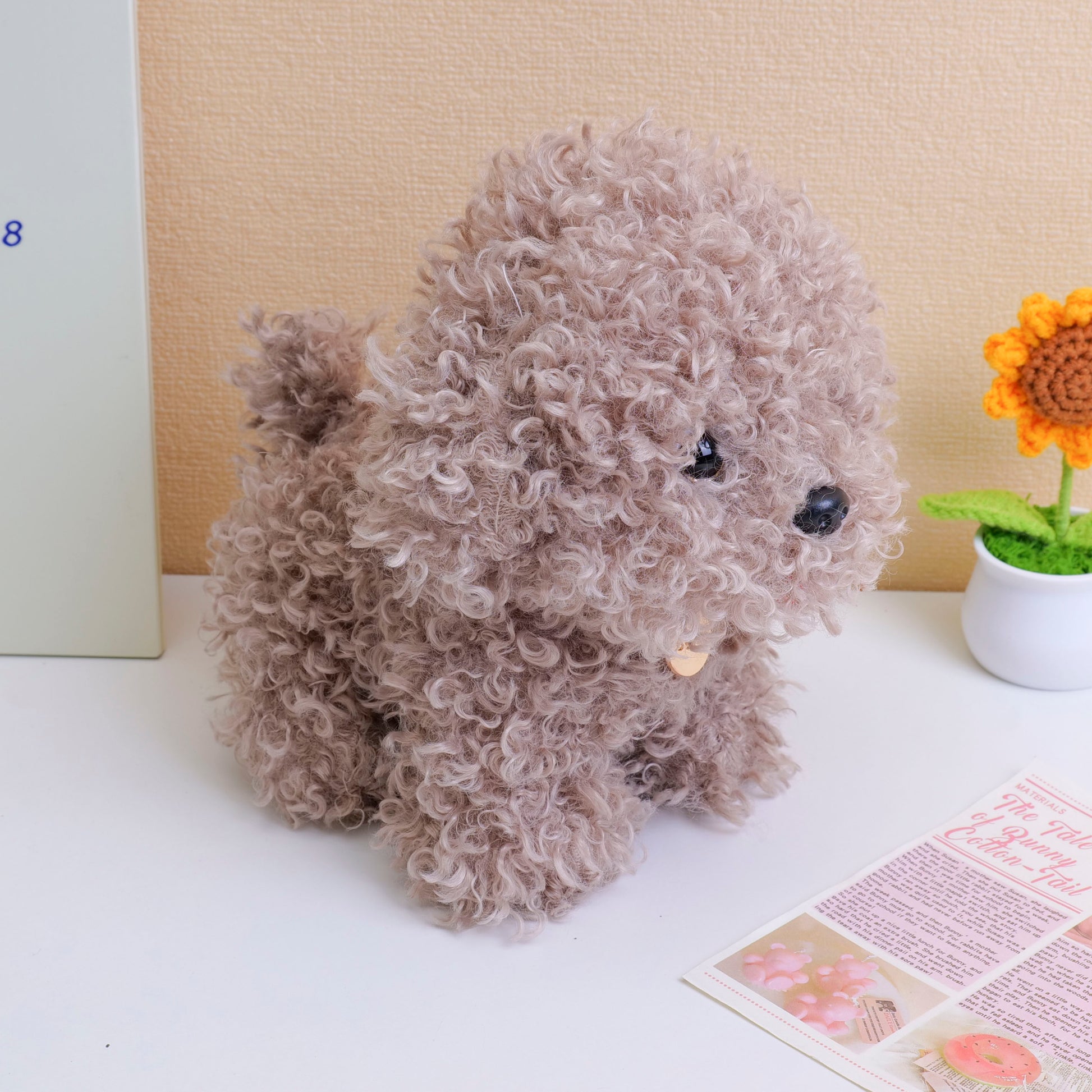 PELUCHE - PERRITO GRIS 20CM