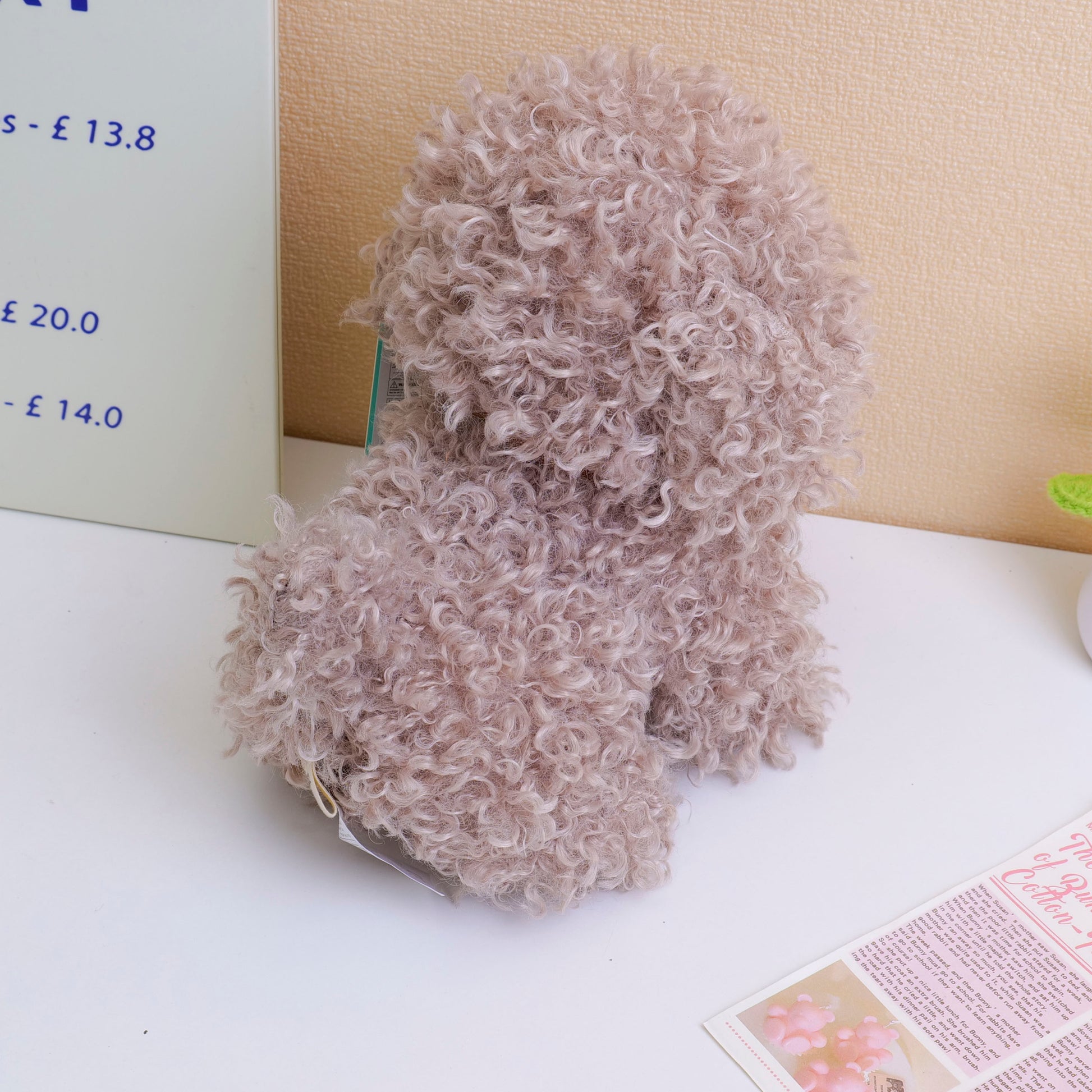 PELUCHE - PERRITO GRIS 20CM