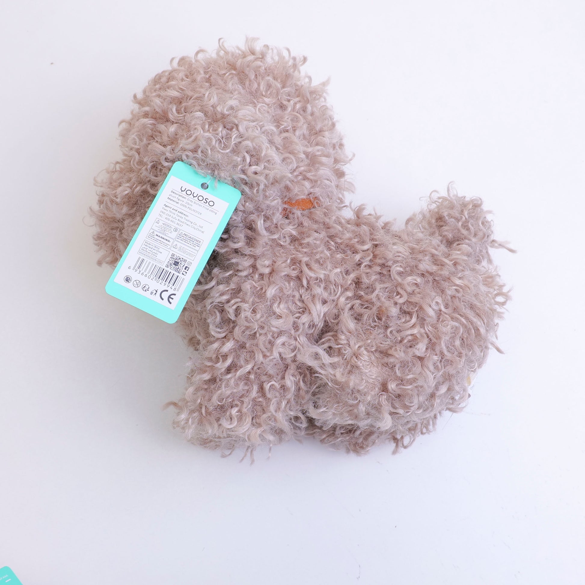 PELUCHE - PERRITO GRIS 20CM