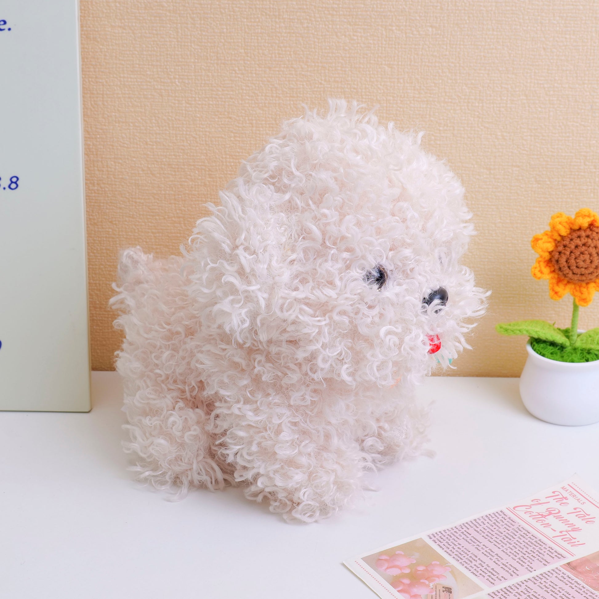 PELUCHE - PERRITO BEIGE 20CM