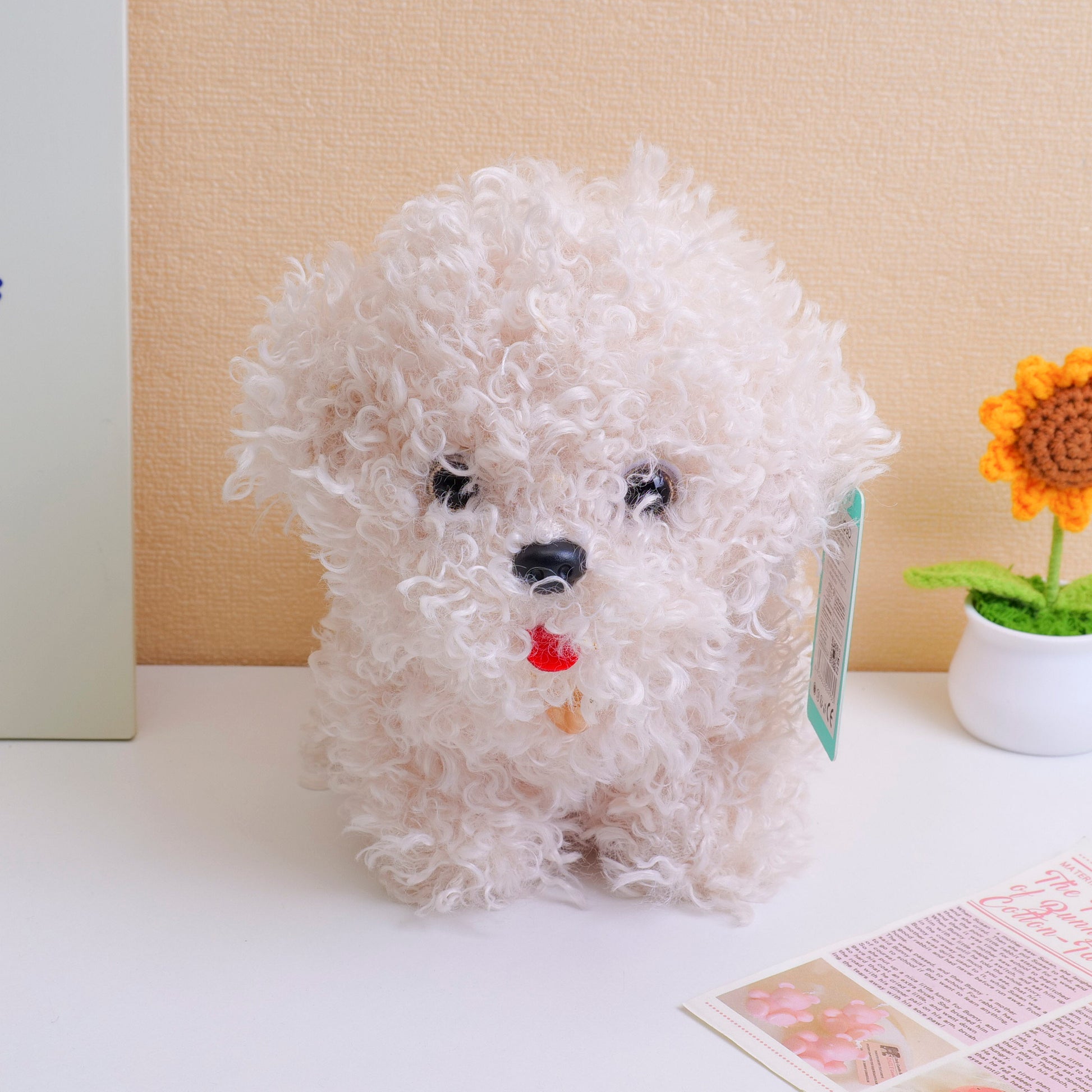 PELUCHE - PERRITO BEIGE 20CM