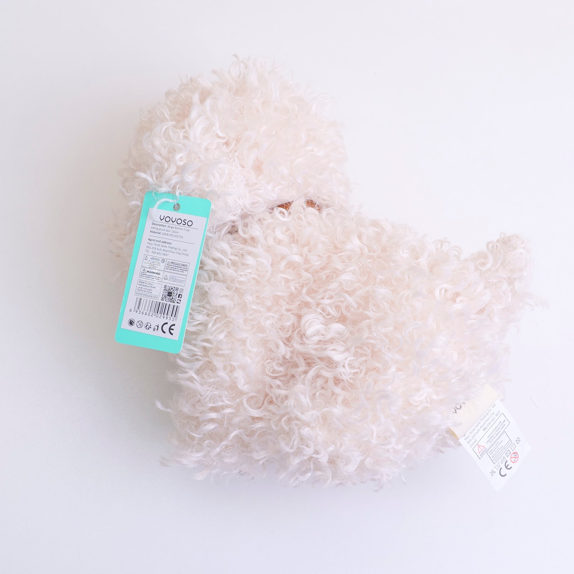 PELUCHE - PERRITO BEIGE 20CM