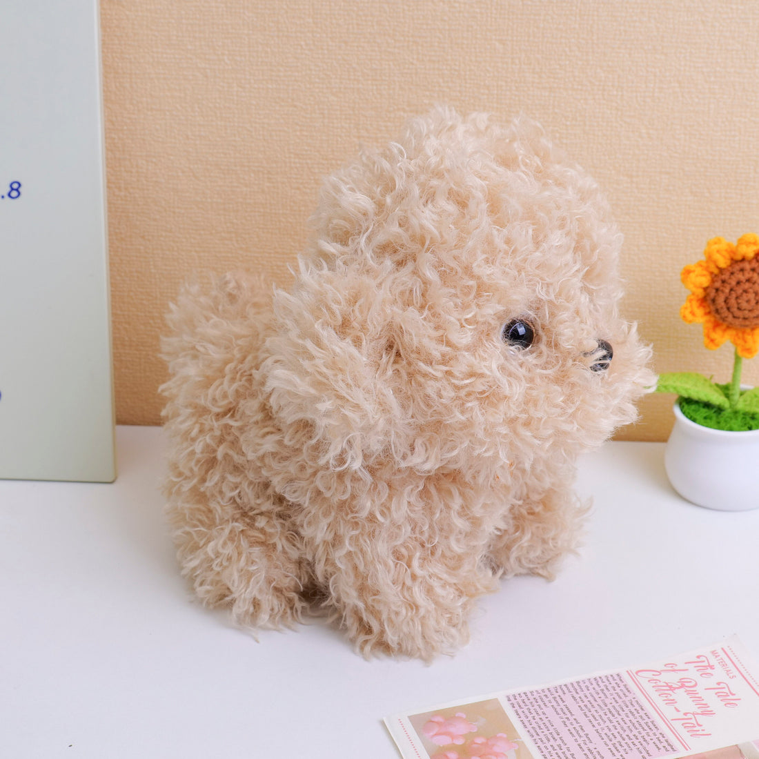 PELUCHE - PERRITO KHAKI 20CM