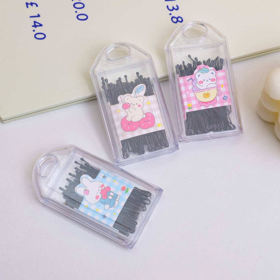 CAJA DE PINS PARA EL PELO