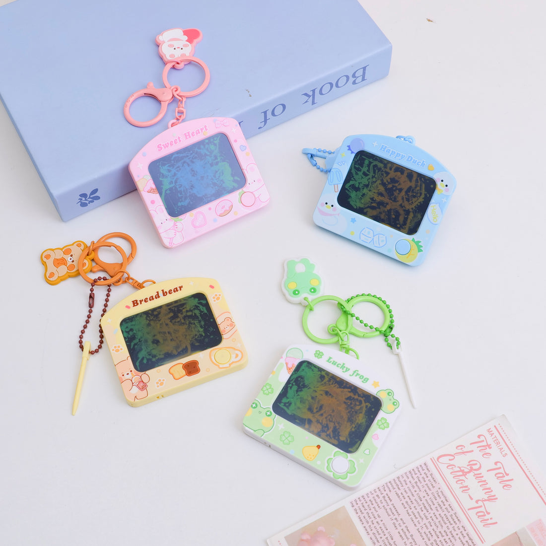 LLAVERO CON MINI TABLET LCD