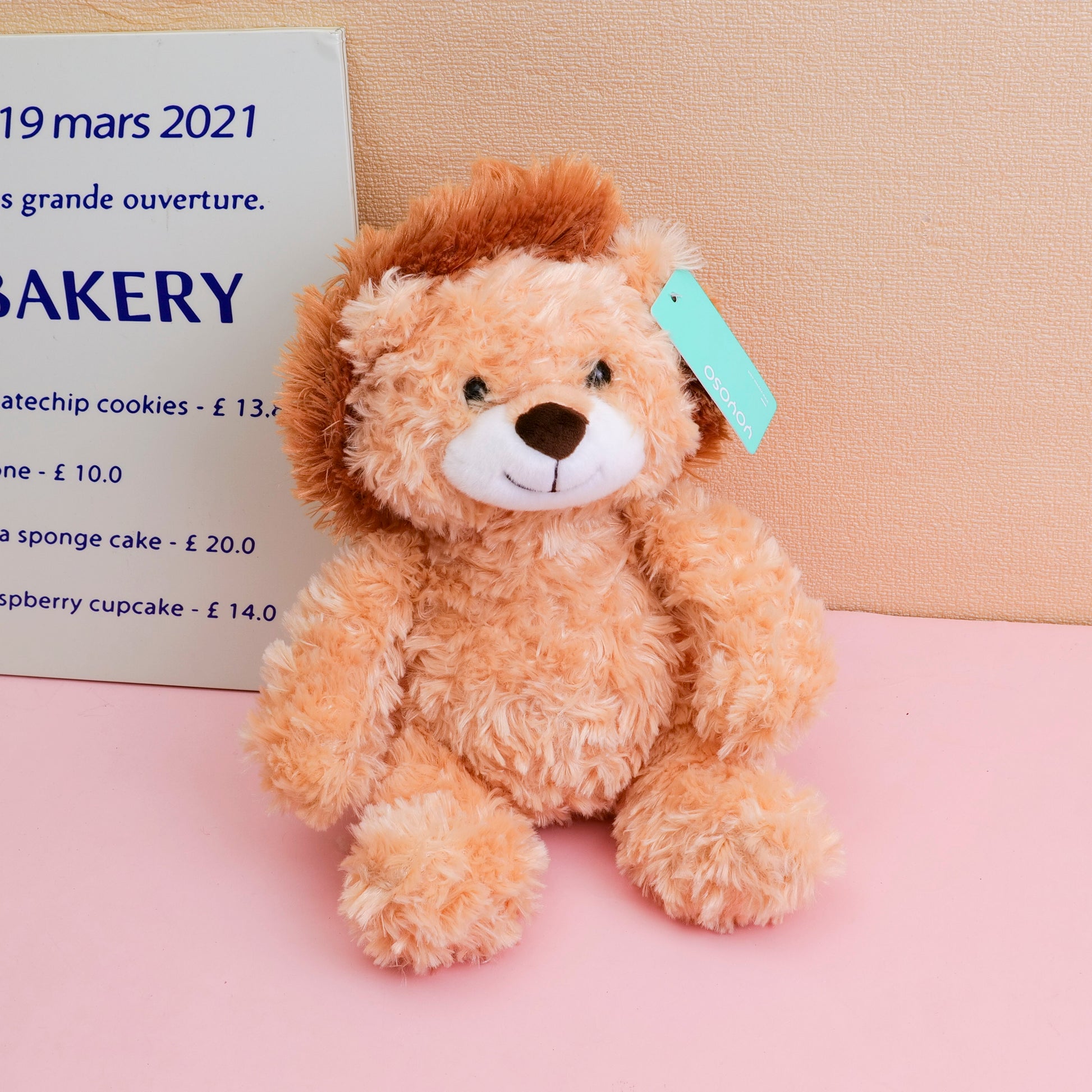 PELUCHE - LEON -25 CM