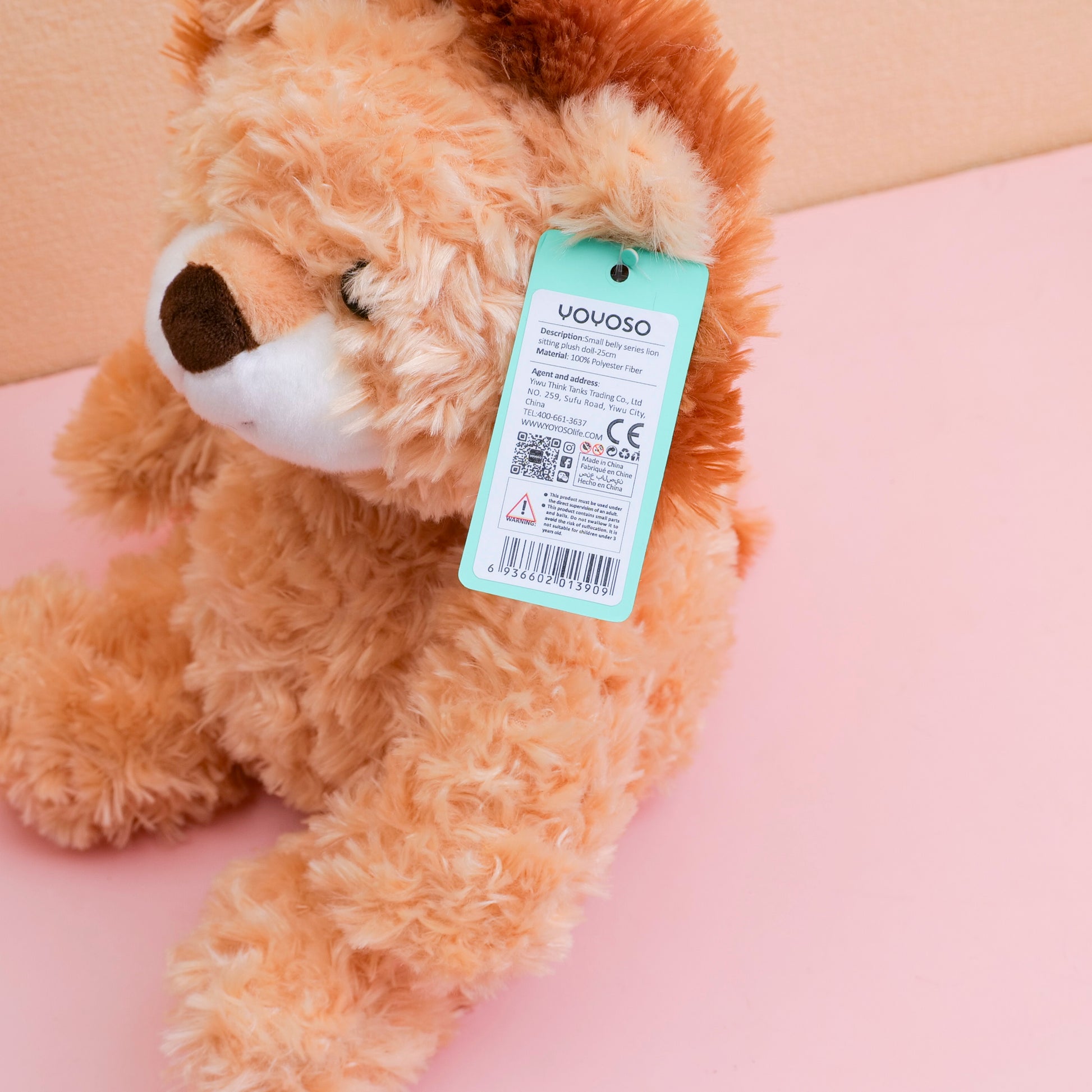 PELUCHE - LEON -25 CM