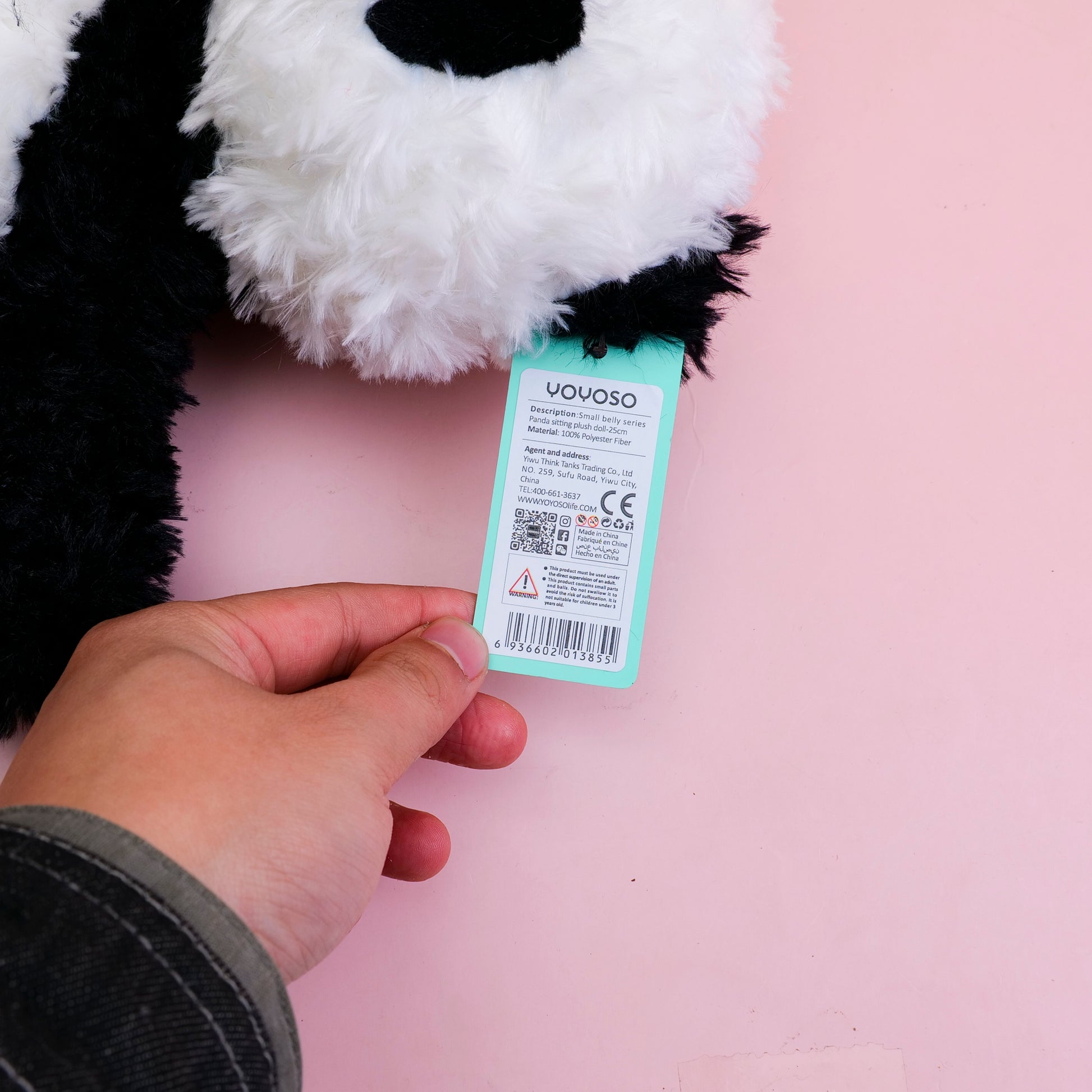 PELUCHE - OSO PANDA - 25CM