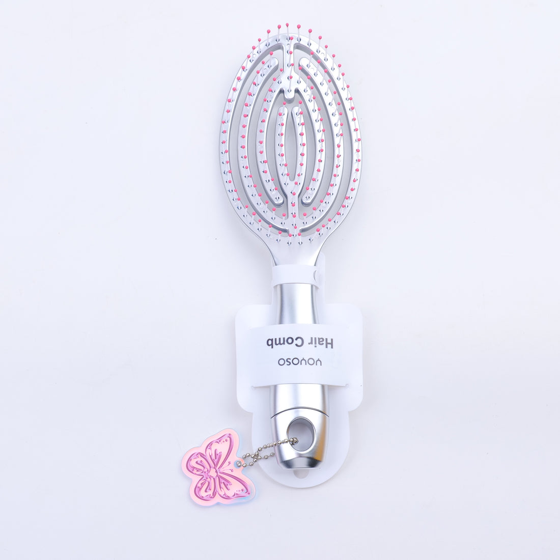 CEPILLO PARA CABELLO MOJADO & SECO - PLATEADO