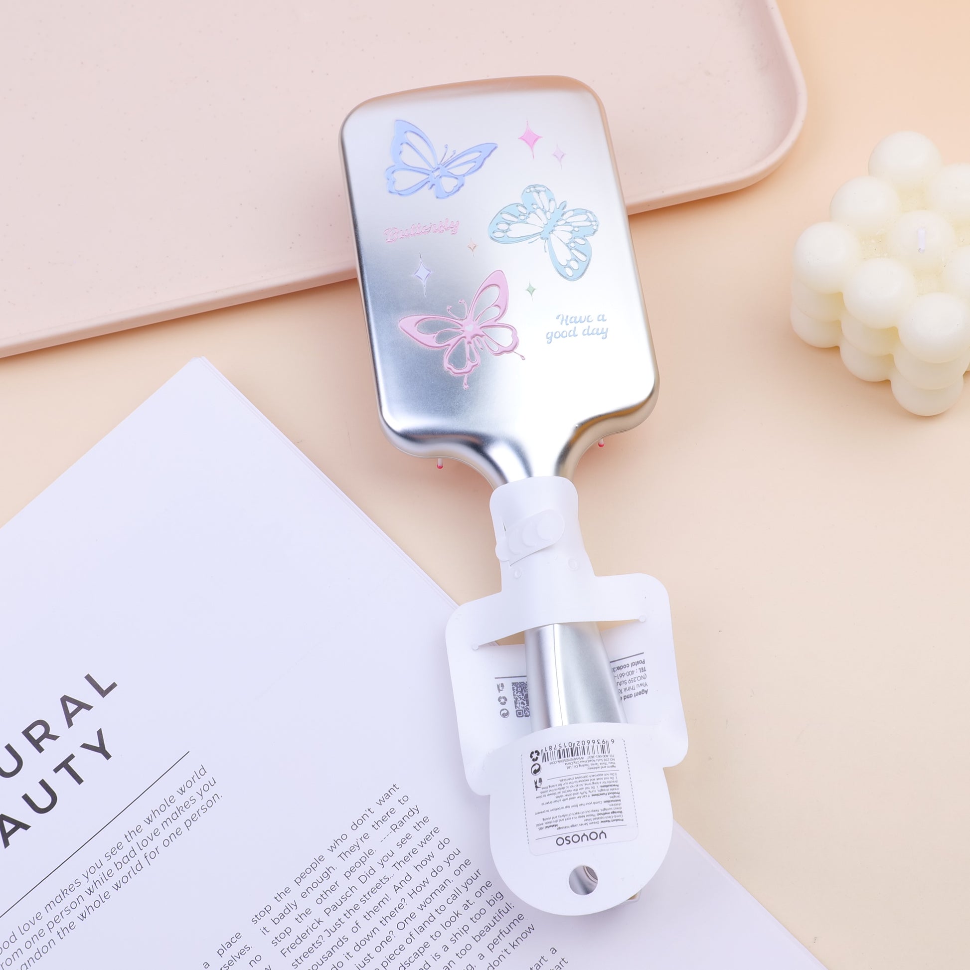 CEPILLO SUEÑOS GRANDE - PLATEADO