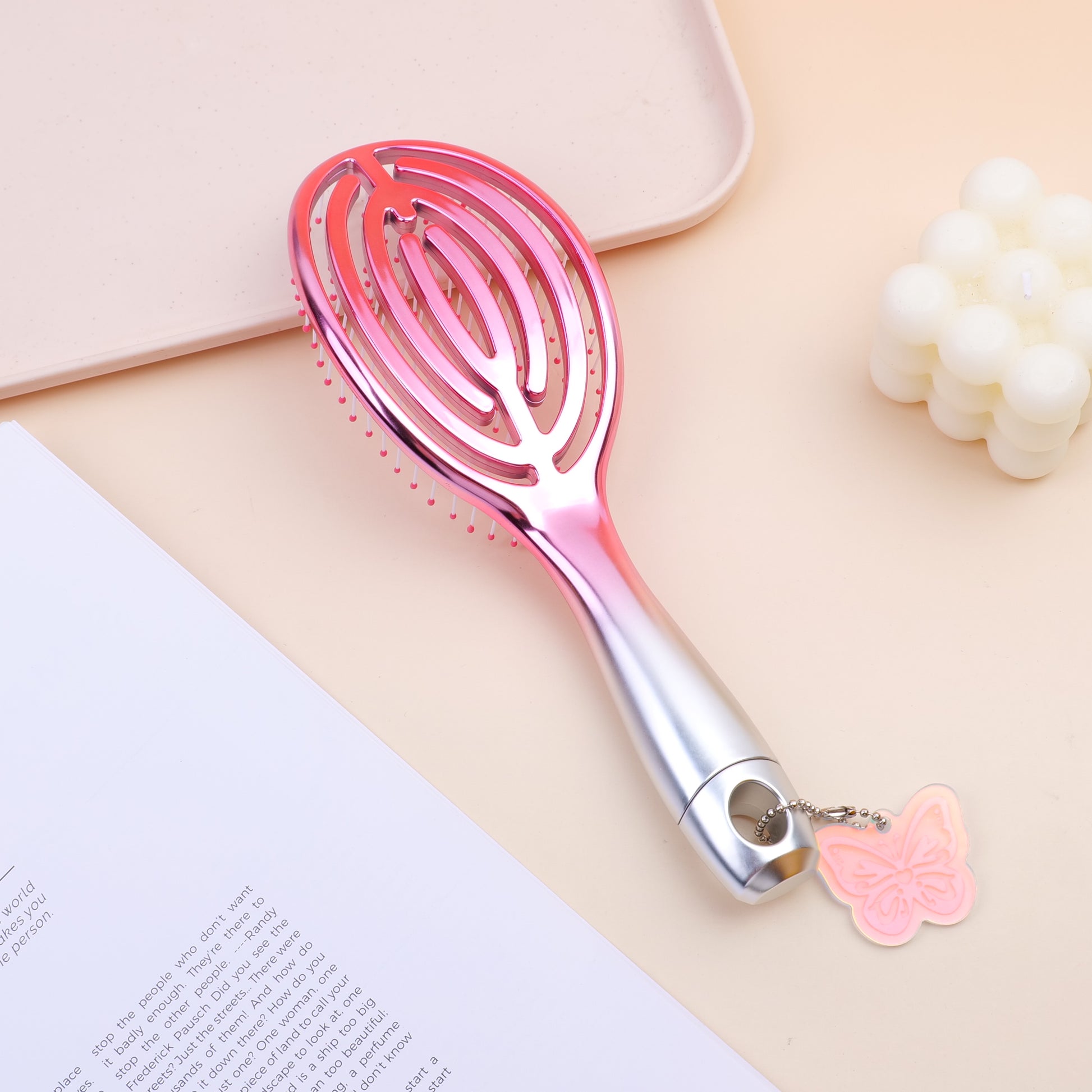 CEPILLO PARA CABELLO MOJADO & SECO - ROSADO