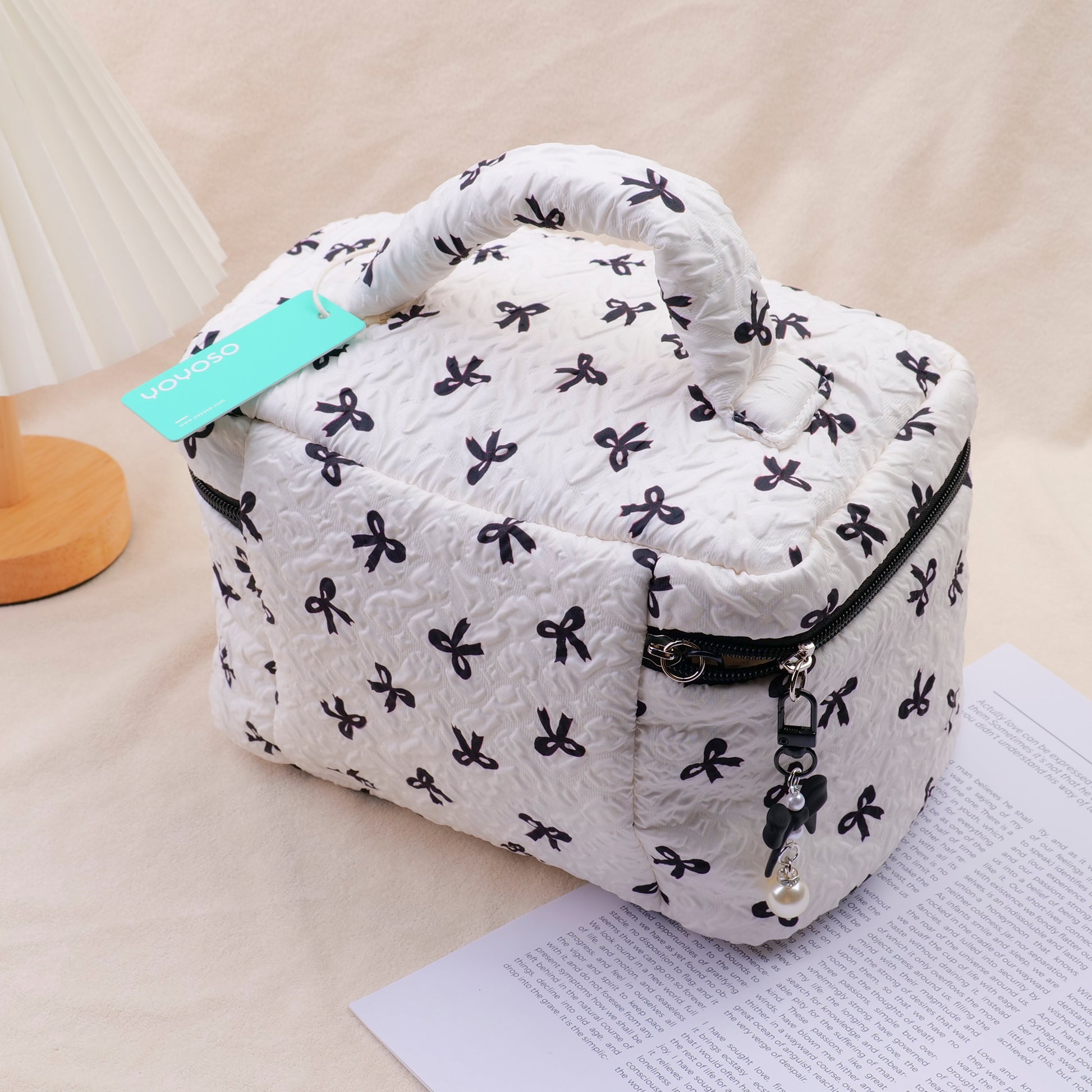 NECESER CON LAZOS GRANDE - BLANCO