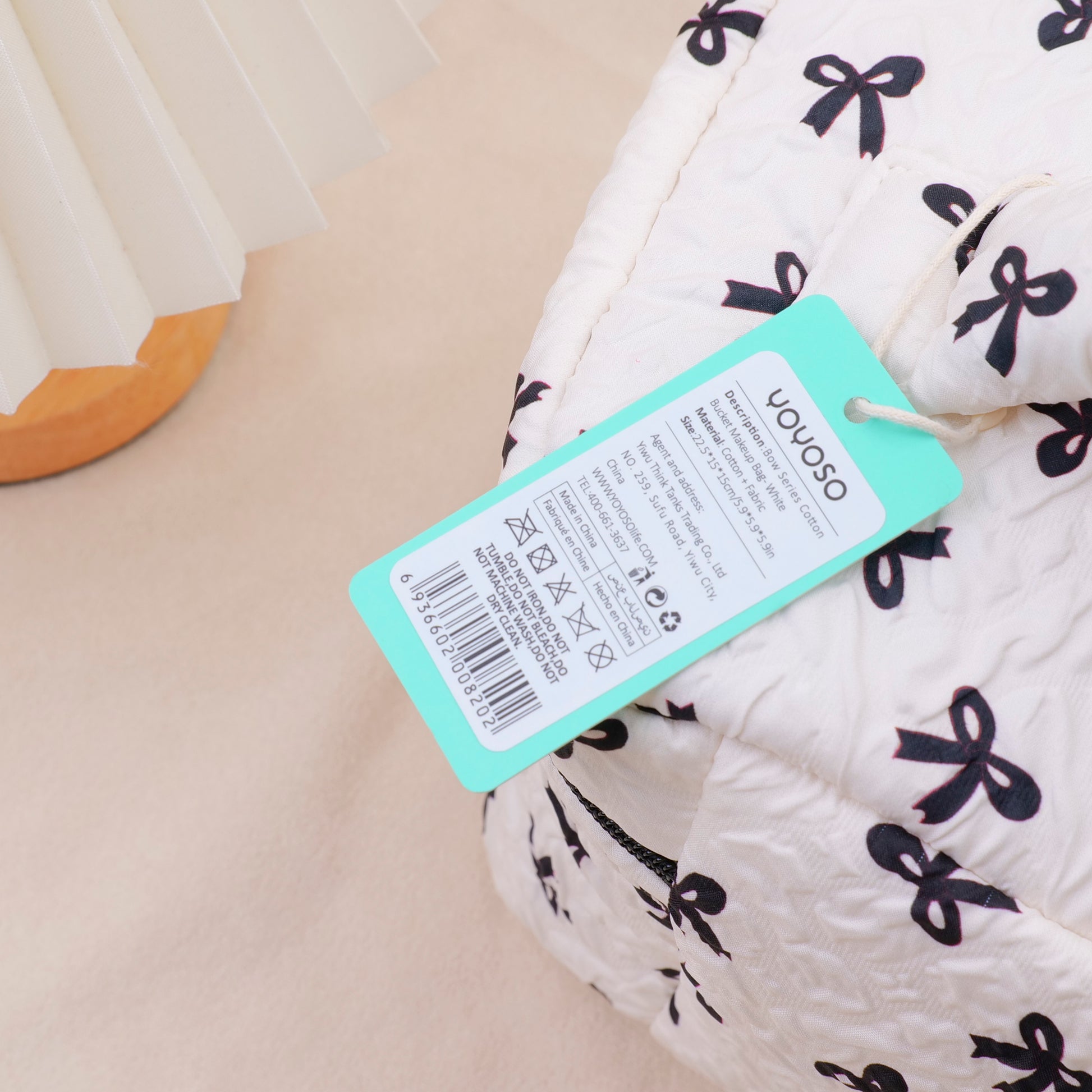 NECESER CON LAZOS GRANDE - BLANCO