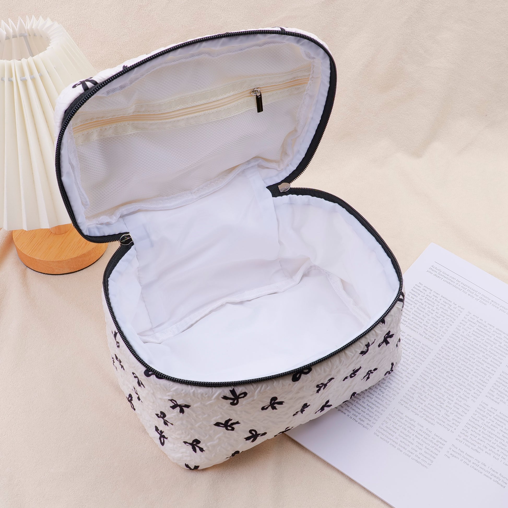 NECESER CON LAZOS GRANDE - BLANCO