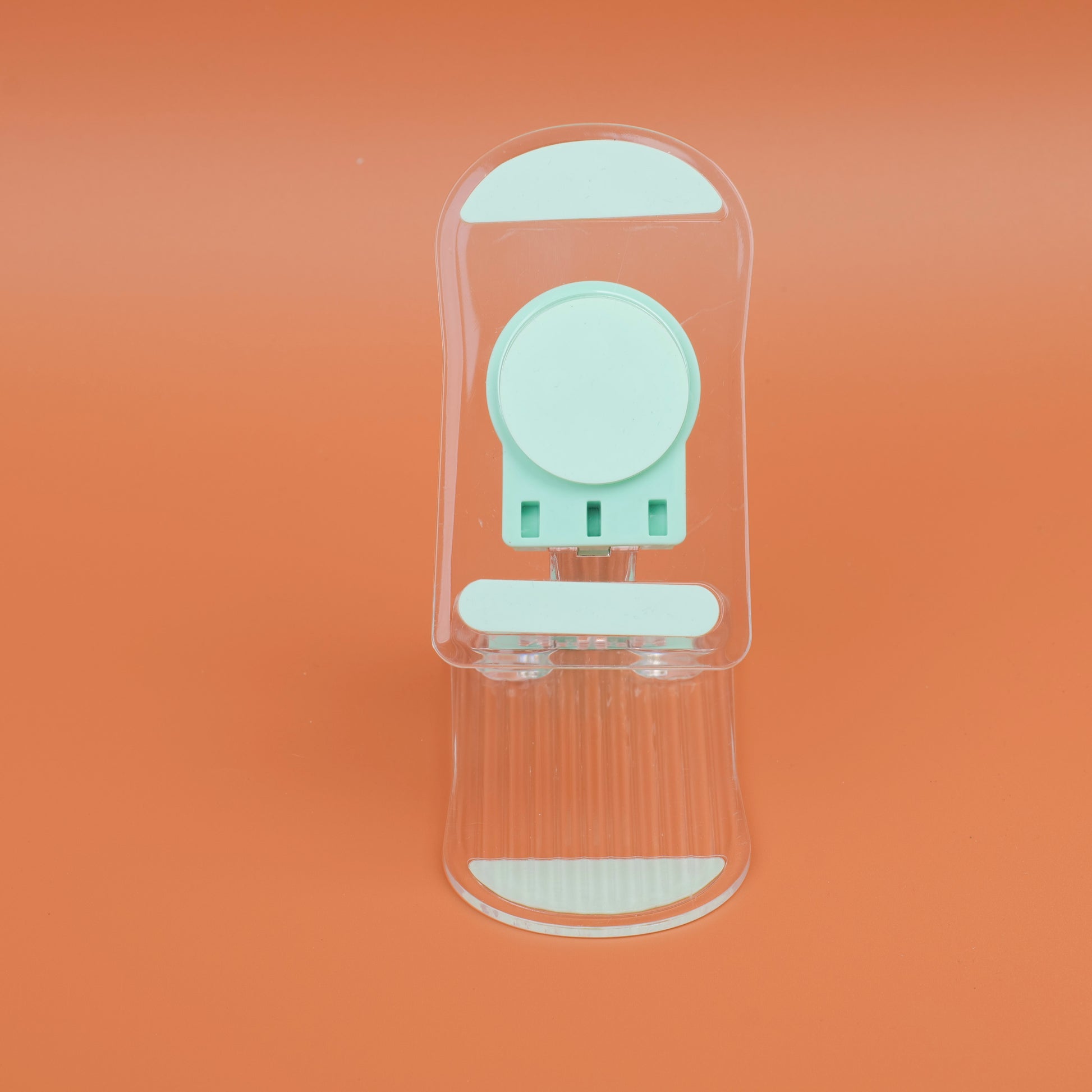 SOPORTE PARA CELULAR TRANSPARENTE - VERDE